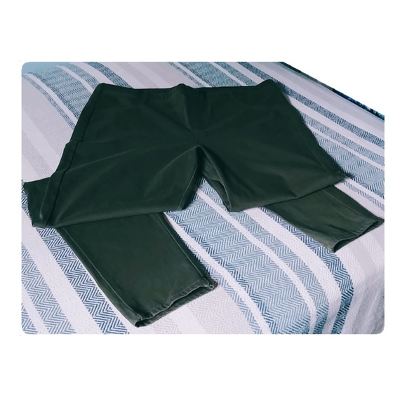 Olive Green Super Skinny Denim Leggings Ladies XL - Picture 1 of 4